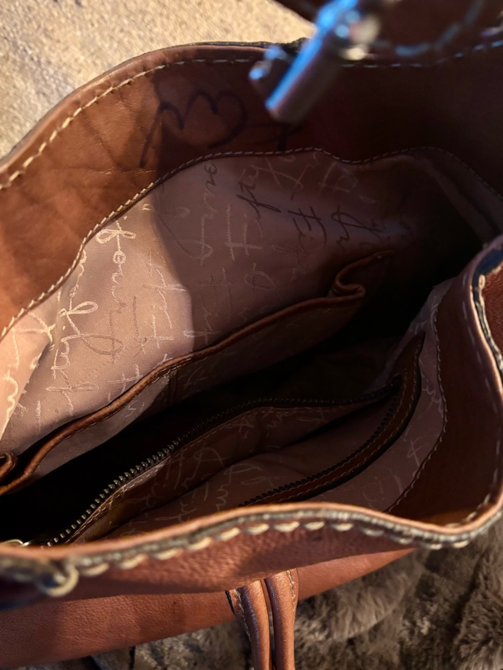 Fossil Fifty-Four Pebbled Leather Tote 👜 Gorgeous! - Picture 14 of 14